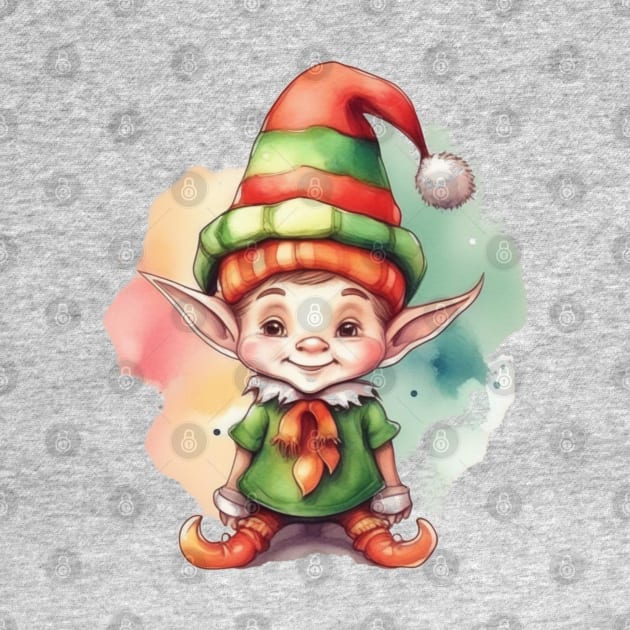 Cute  Christmas elf by Ezhael